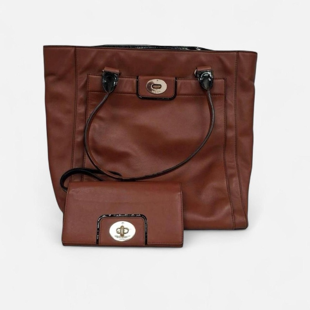 Brown Kate Spade Hampton Road Davis Large Tote & Wallet